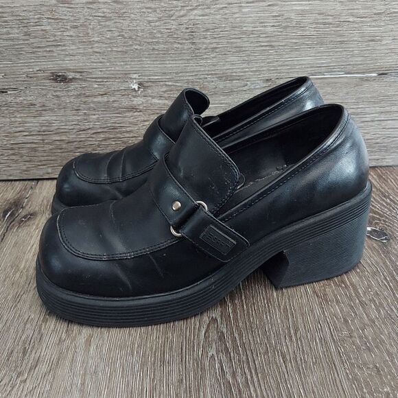 Vintage Esprit Chunky Loafers Size 8.5 - Picture 4 of 12